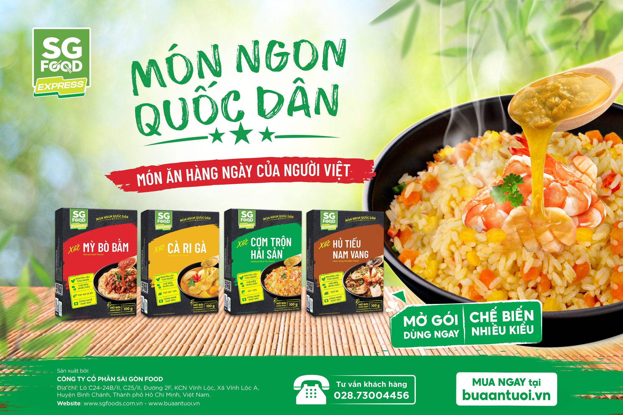 Món Ngon Quốc Dân Sài Gòn Food ra mắt từ 20/12/2021